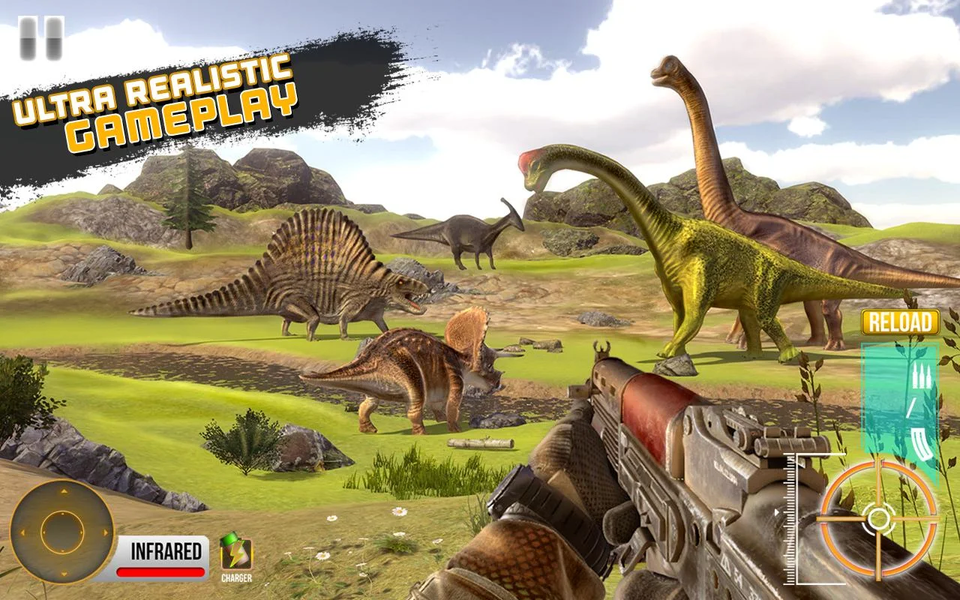 Dinosaur Hunter King - Gameplay image of android game