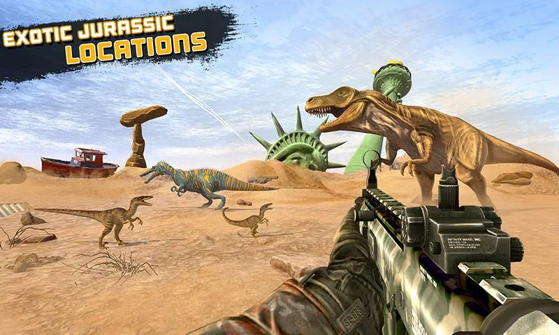 Dinosaur Hunter King - Gameplay image of android game
