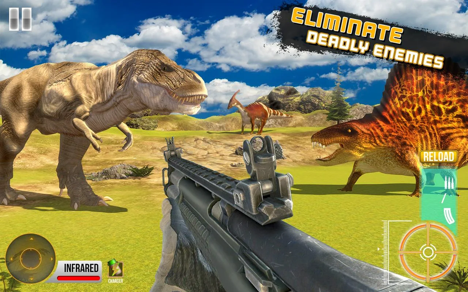 Dinosaur Hunter King - Gameplay image of android game