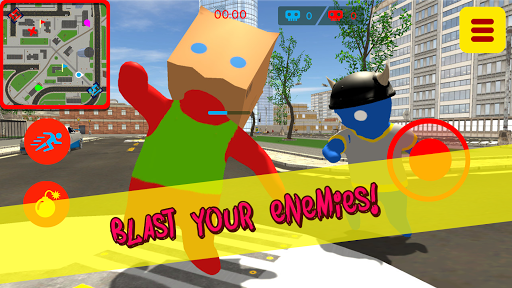 Fall.io Gang Flat Human Beasts - عکس بازی موبایلی اندروید