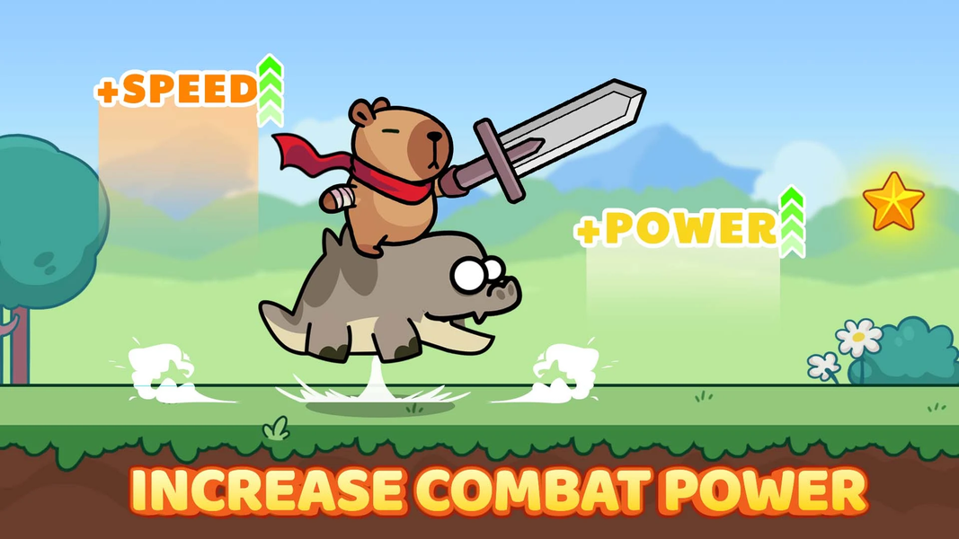 Capybara's World: Super Run - Gameplay image of android game