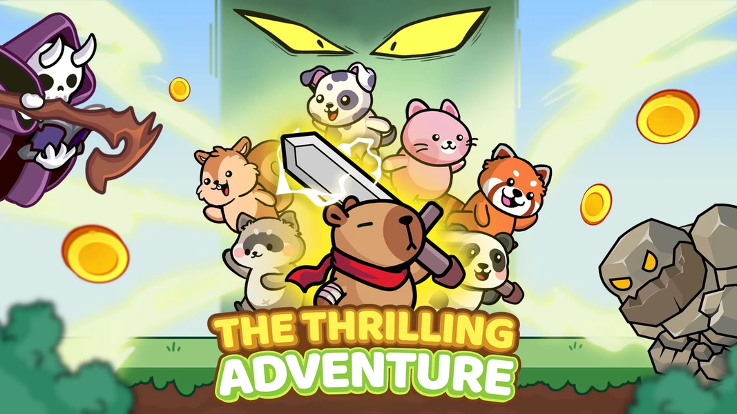 Capybara's World: Super Run - Gameplay image of android game