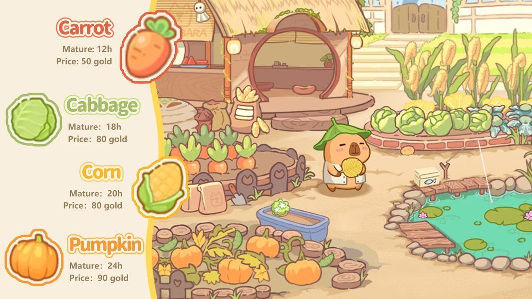 Sloppy Capy Life - Gameplay image of android game