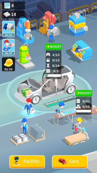 Car Assembly Simulator - Gameplay image of android game