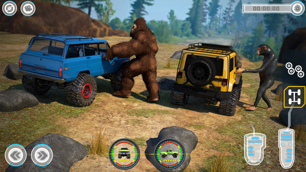 Offroad Mud Truck Driving Game - Gameplay image of android game