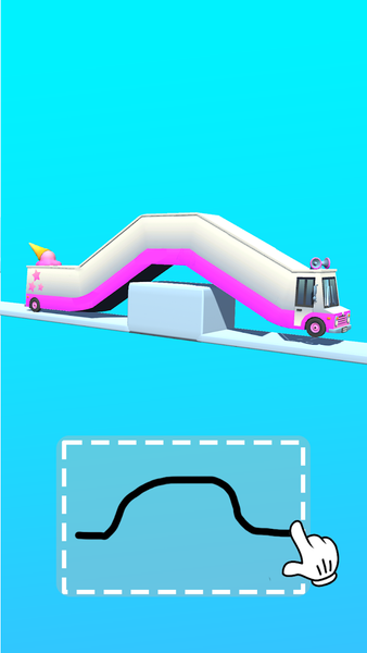 Car Bridge 3D: Draw to Save - Gameplay image of android game