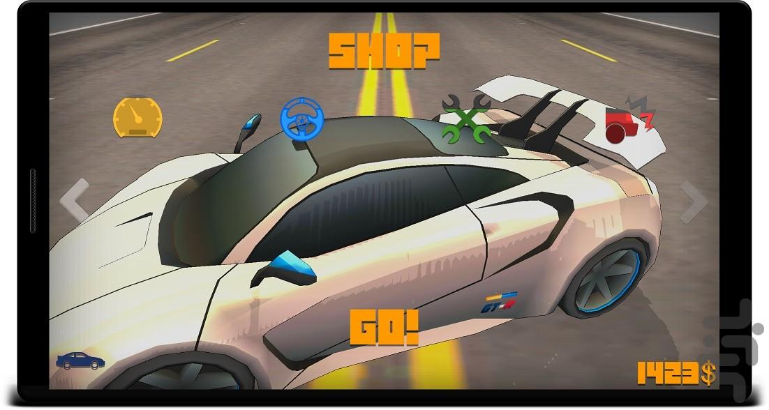 تعقیب پلیس ( ماشین سواری ) - عکس بازی موبایلی اندروید