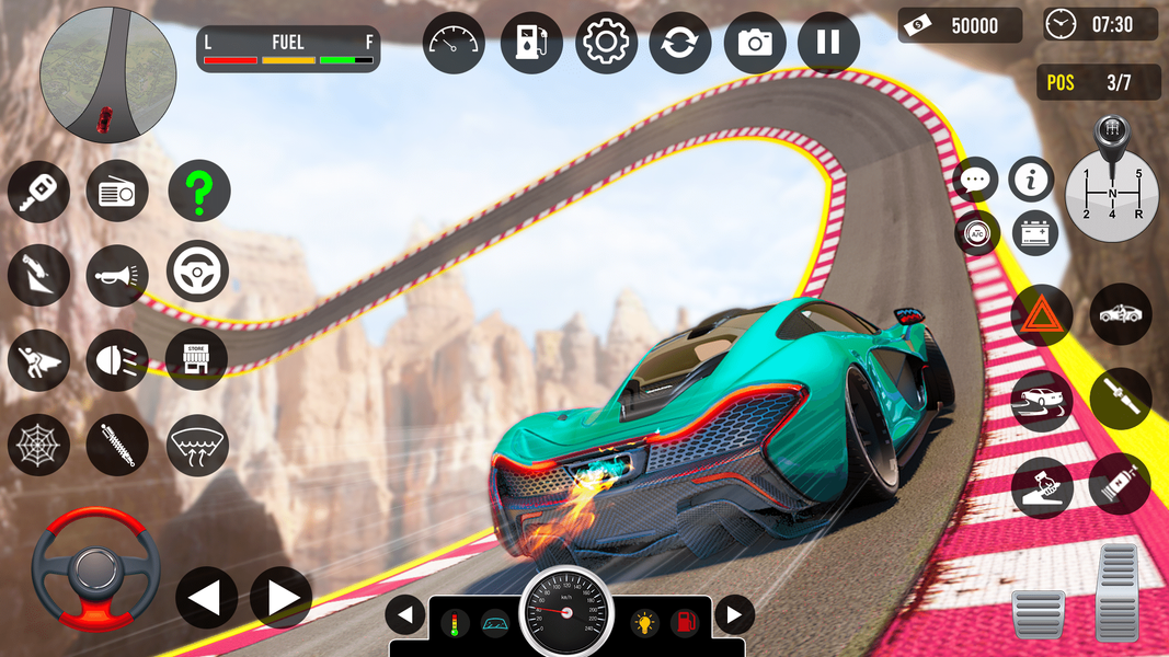Mega Rampa Car Stunt Master - عکس بازی موبایلی اندروید