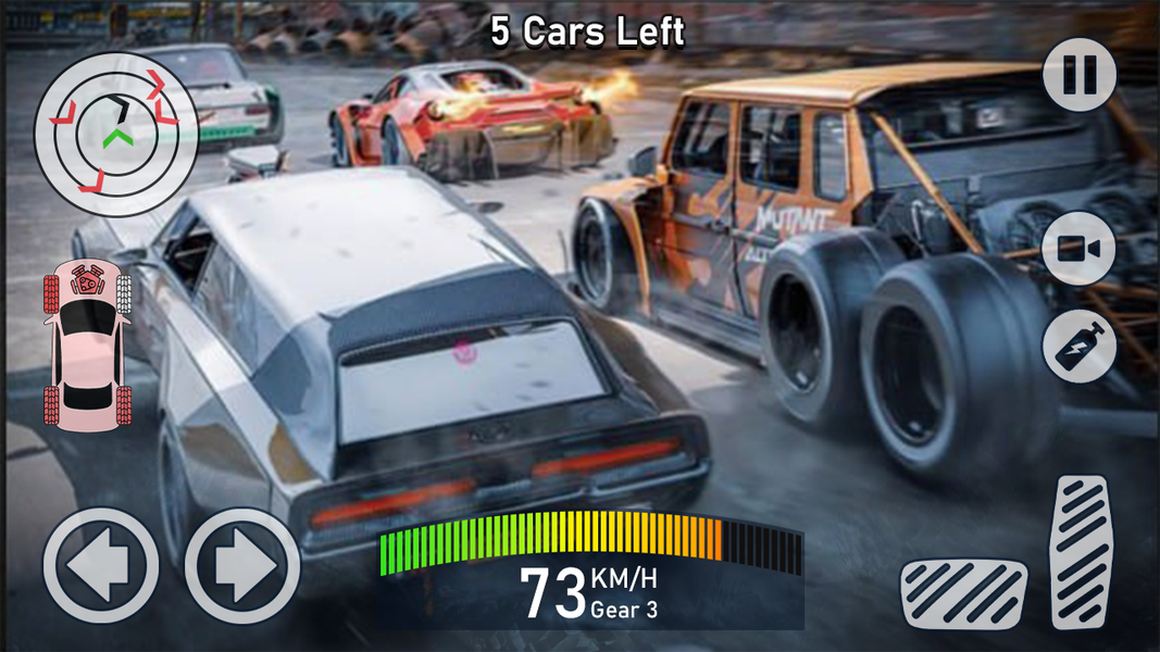 Car Racing Master : Demolition - Gameplay image of android game