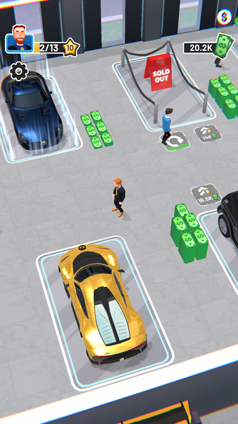 Car Dealer Idle - Gameplay image of android game