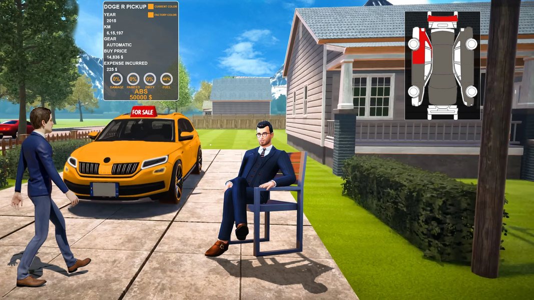 Car Trade Car Dealer Simulator - Gameplay image of android game