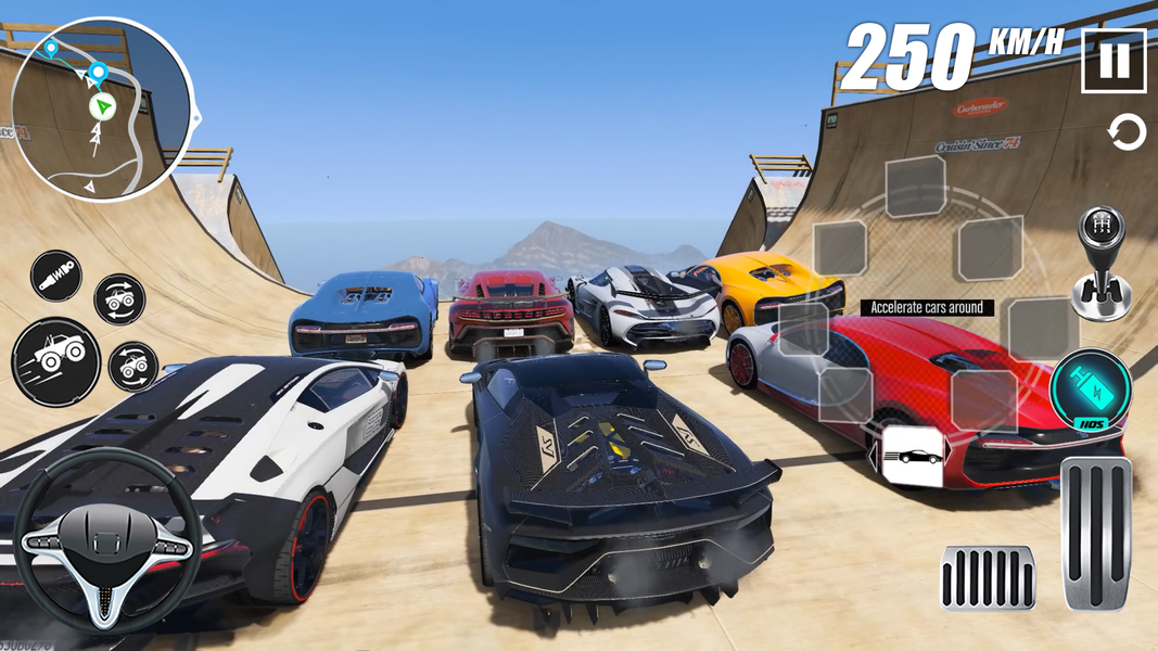 Car Driving Simulator: Race 3D - Gameplay image of android game