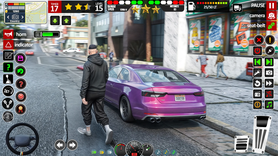 US Car Game Simulator - Gameplay image of android game
