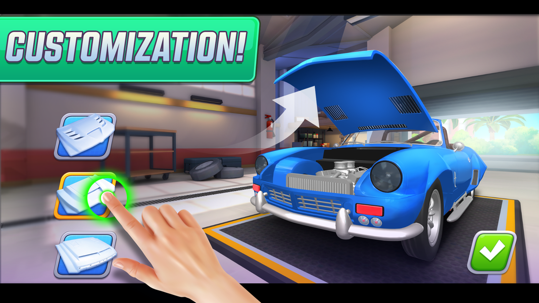 Car Makeover - Match & Customs - عکس بازی موبایلی اندروید