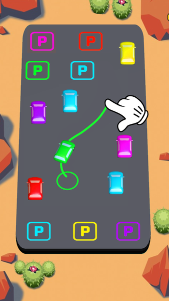 Car Park ۳D - Puzzle Master - عکس بازی موبایلی اندروید