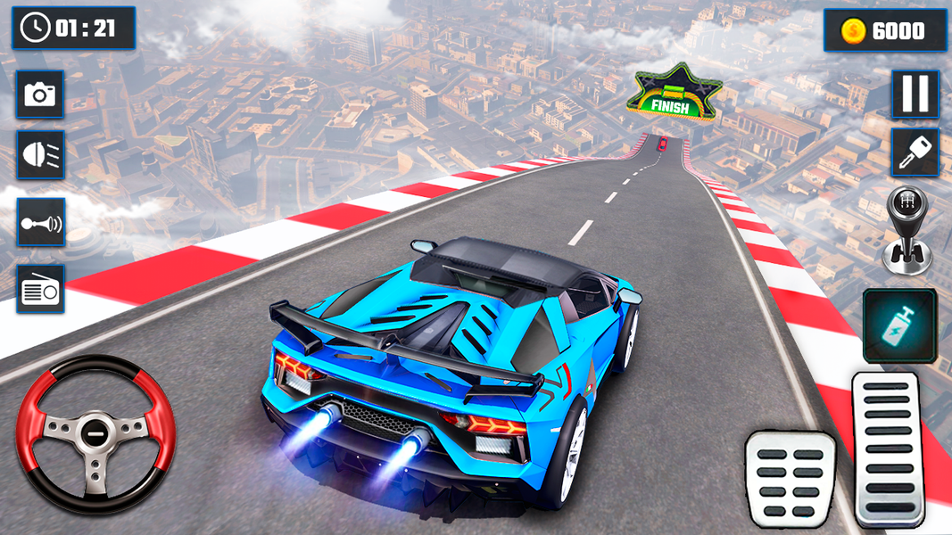 Car Games Stunts Ramp Racing - عکس بازی موبایلی اندروید