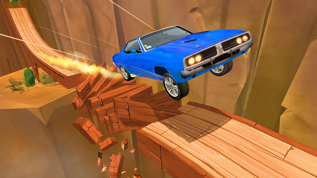 Extreme Stunt Car Racing Game - Gameplay image of android game