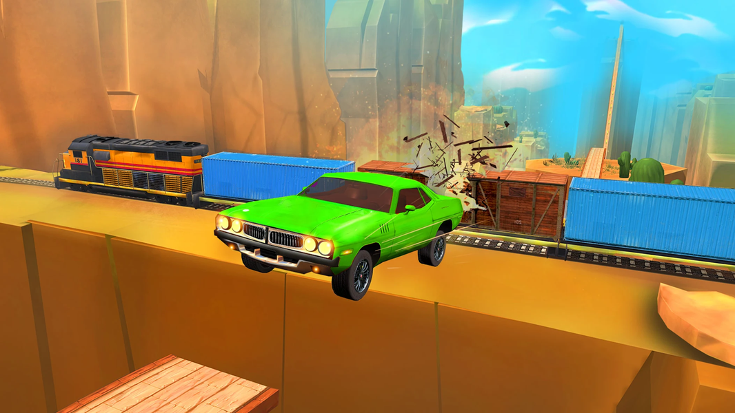 Extreme Stunt Car Racing Game - Gameplay image of android game