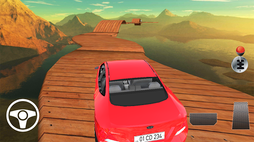 Car Racing On Impossible Track - Gameplay image of android game