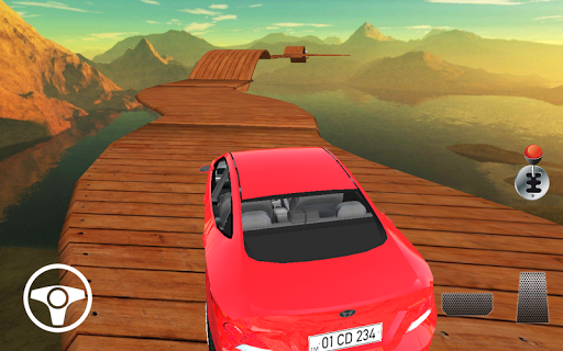 Car Racing On Impossible Track - Gameplay image of android game