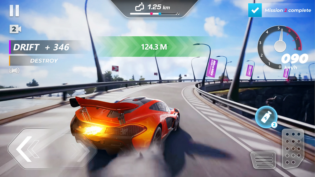 NitroMax: Race Speed Pro - Gameplay image of android game