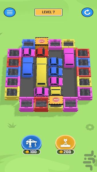 Car Color Jam Escape - Gameplay image of android game
