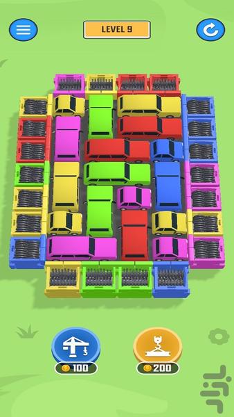 Car Color Jam Escape - Gameplay image of android game