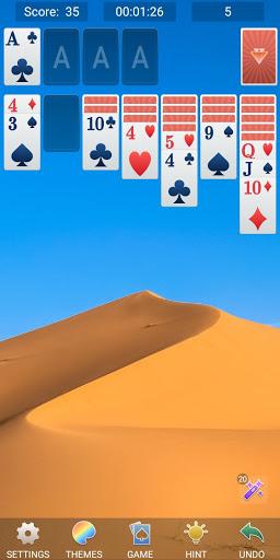 Solitaire - Gameplay image of android game