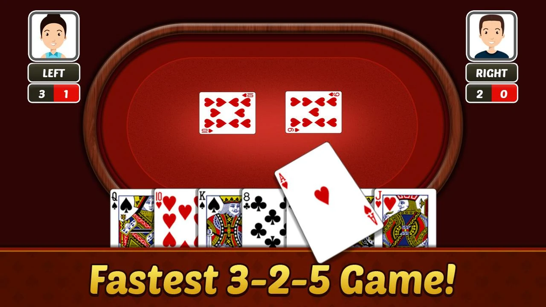 3 2 5 Card Games Offline - Gameplay image of android game