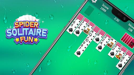 Spider Solitaire Fun - عکس بازی موبایلی اندروید