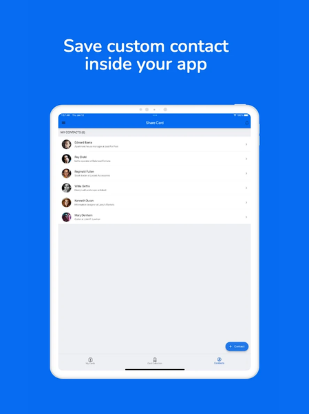 Cardiast Digital Business Card - Image screenshot of android app
