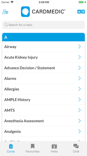 CardMedic - عکس برنامه موبایلی اندروید