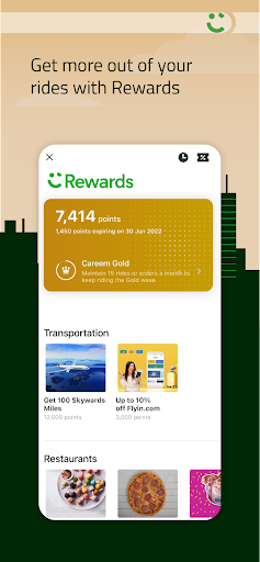 Careem: rides, food, grocery - Image screenshot of android app