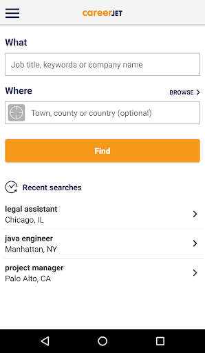 Jobs - Job Search - Careers - Image screenshot of android app