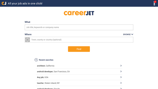 Jobs - Job Search - Careers - عکس برنامه موبایلی اندروید