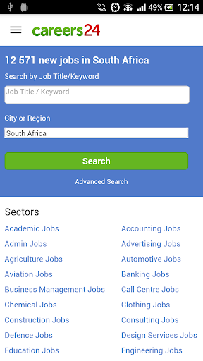 Careers24 SA Job Search - Image screenshot of android app