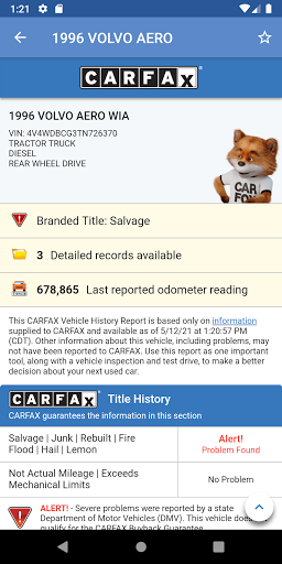 CARFAX for Dealers - Image screenshot of android app