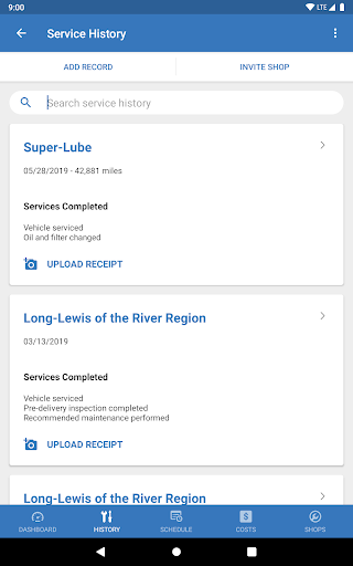 CARFAX Car Care App - Image screenshot of android app