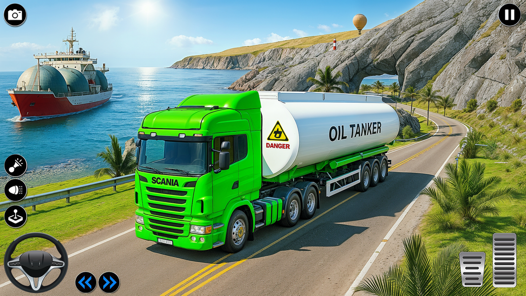 Cargo Truck Simulator ۳D Game - عکس بازی موبایلی اندروید