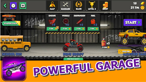 Car Hill : 4x4 Climb Racing - Gameplay image of android game