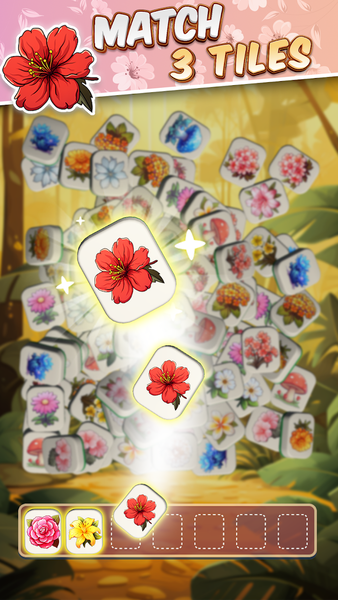 Kawaii Flower Match - عکس بازی موبایلی اندروید