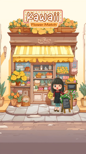 Kawaii Flower Match - عکس بازی موبایلی اندروید