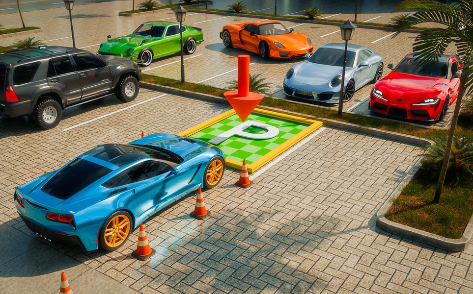 Car Parking Traffic Simulator - عکس بازی موبایلی اندروید