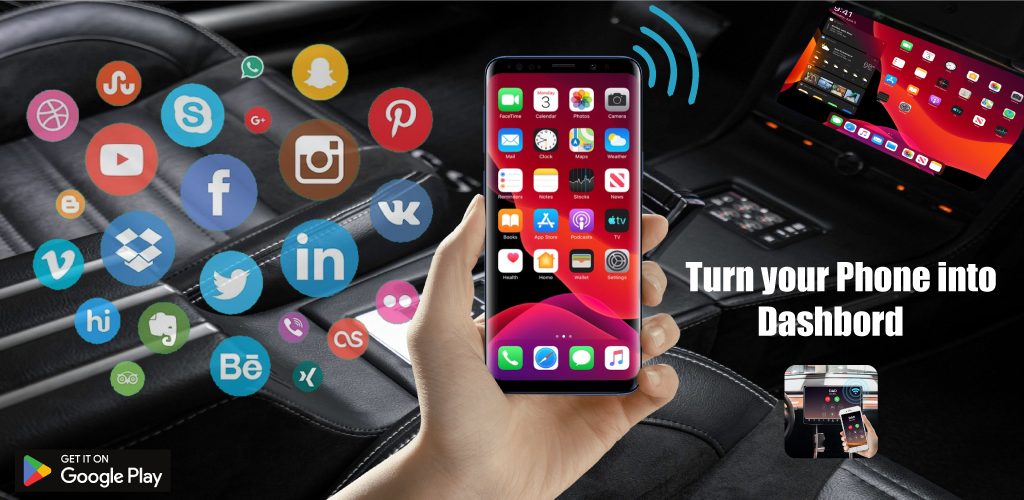 Carplay for Android - عکس برنامه موبایلی اندروید