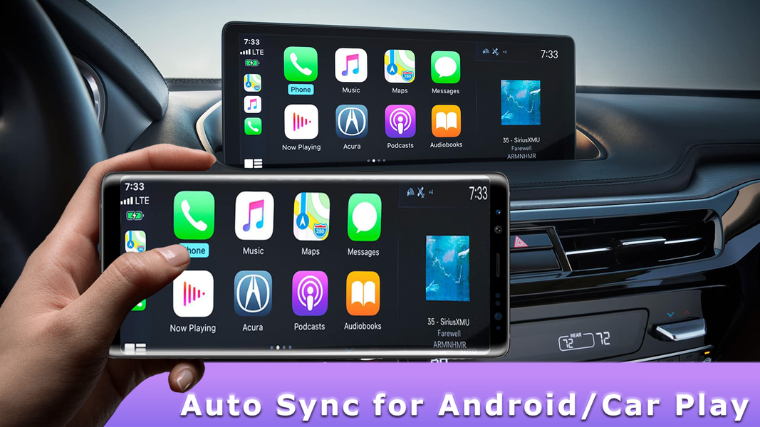 Car play - Android Auto Sync - عکس برنامه موبایلی اندروید