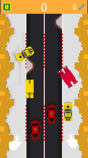 Car Race Challenge 2 lane - Fu - عکس برنامه موبایلی اندروید