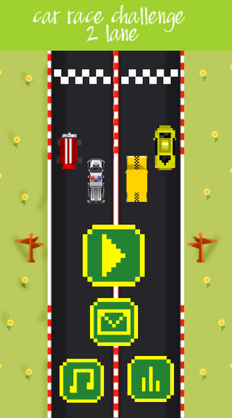 Car Race Challenge 2 lane - Fu - عکس برنامه موبایلی اندروید