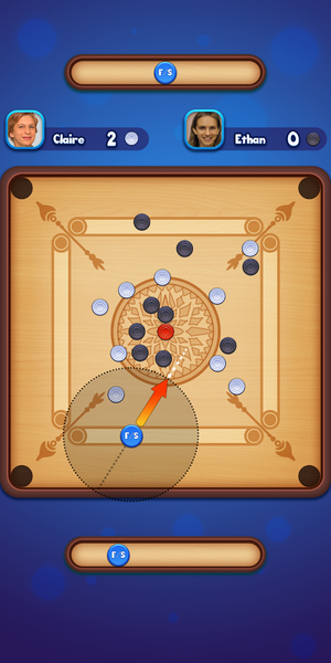 Carrom Strike - Disc Pool Game - عکس بازی موبایلی اندروید