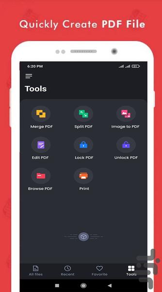 E C Pdf - Image screenshot of android app