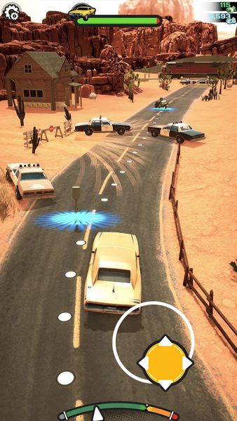 Desert Destruction Race - Gameplay image of android game